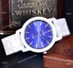 Copy Rado Diamaster White Ceramic Watch Rado Ceramic Blue Face